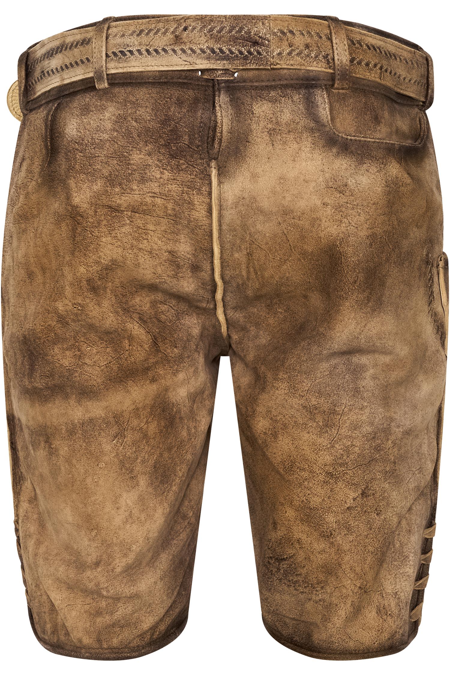 Gamsbock Lederhose Ederer in Hellbraun